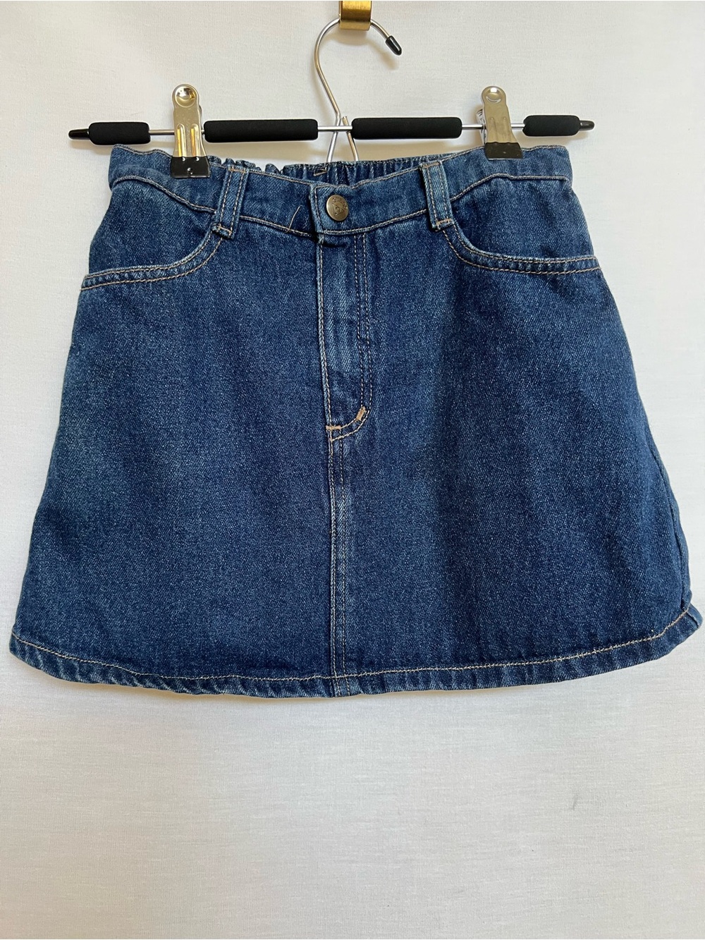 Vintage Guess Dark Blue 100% Cotton Denim Skirt